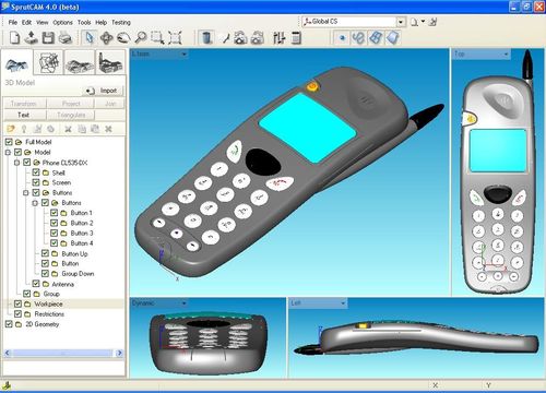 3D software: geometric modeler, visualization and interoperability component SprutCAM SPRUT Technology, Inc.