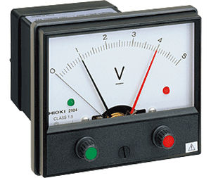 analog panel meter 1 &micro;A res., 10 mV DC | 2104 HIOKI E.E. CORPORATION