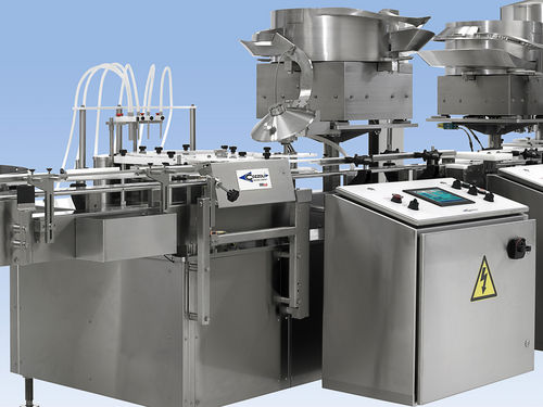 automatic rotary filler and capping machine for liquids CR200/400 Series Cozzoli Machine Company