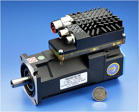 brushless DC electric servo-motor with integrated motion controller 2.5 - 9 Nm, 310 - 550 VDC, IP67 | Ultract TW Phase Motion Control S.r.l.