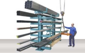 cantilever racking for long charges Stierli-Bieger AG