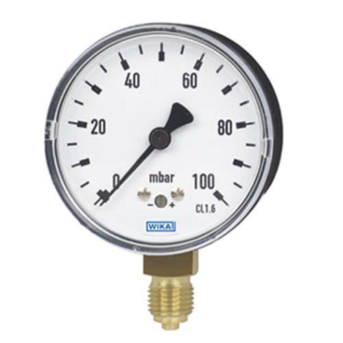 capsule pressure gauge max. 100 mbar | 631.10 WIKA Alexander Wiegand