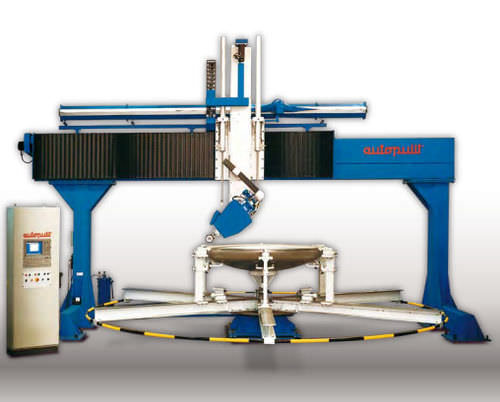 CNC rotary table grinding-polishing machine MR/1UT-CNC BRIDGE AUTOPULIT