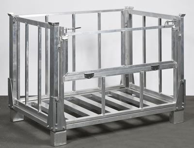 collapsible pallet-box METALCONSTRUCT Zrt