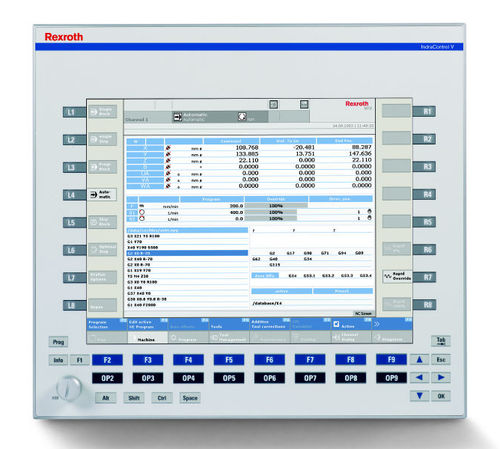 computer numerical controls (CNC) for machine tool IndraMotion MTX standard Bosch Rexroth - Electric Drives and Controls