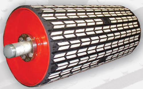 conveyor belt ceramic pulley lagging ASGCO Manufactirung