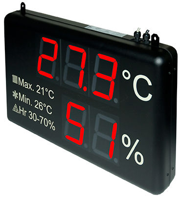 digital panel indicator for temperature and humidity DC20 DITEL