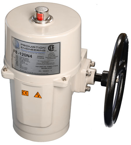 electric valve actuator 8900 - 13500 "lbs (1000 - 1500 Nm), NEMA | P7/P8 series ProMation Engineering Inc.