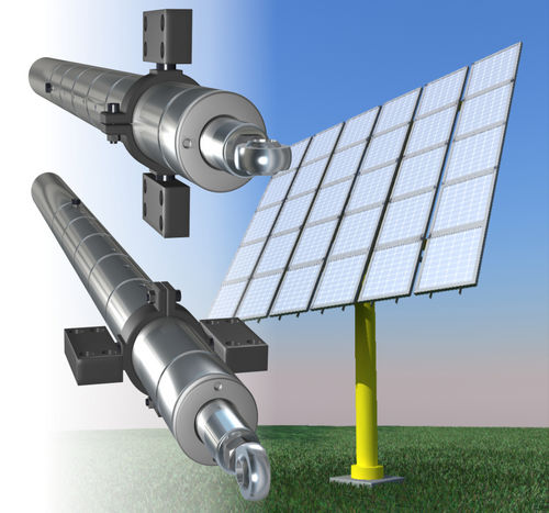 electromechanical linear actuator for photovoltaic applications 25 - 130 kN, 1,33 - 2,2 mm/s | ASN INKOMA, ALBERT