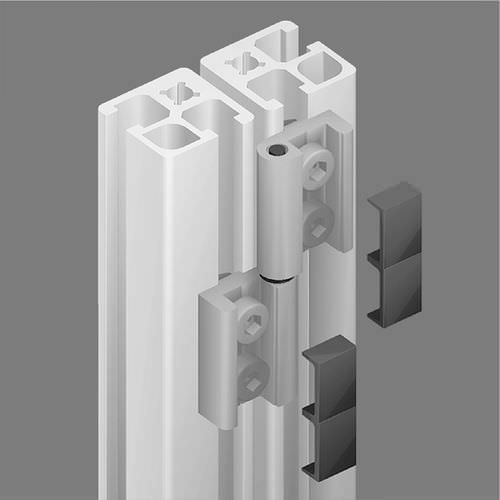 hinge for aluminum profile max. 400 N Minitec