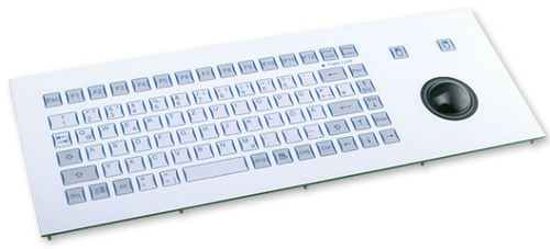industrial keyboard with trackball 0.6 mm, 3 N, IP65 | KF02020  INDUKEY