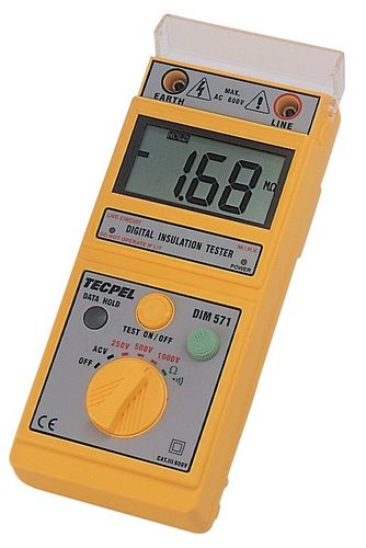 insulation resistance test set max. 2000 M&Omega;, max.1 000 V | DIM 571 Tecpel  Co., Ltd.