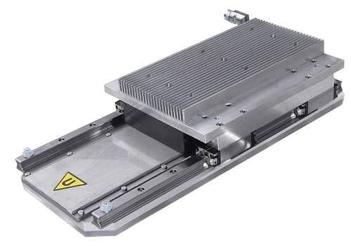 linear electric motor (ironcore, synchronous, brushless) 100 - 10 000 N, max. 10 m/s | LIFS series Oswald Elektromotoren