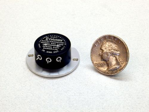 MEMS accelerometer &plusmn;2G / &plusmn;10G, 0 - 70 &deg;C | SSA-1000  Columbia Research Laboratories