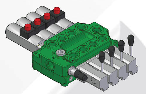 monoblock hydraulic directional spool valve 60 l/min, 350 bar | VDM6 series SALAMI