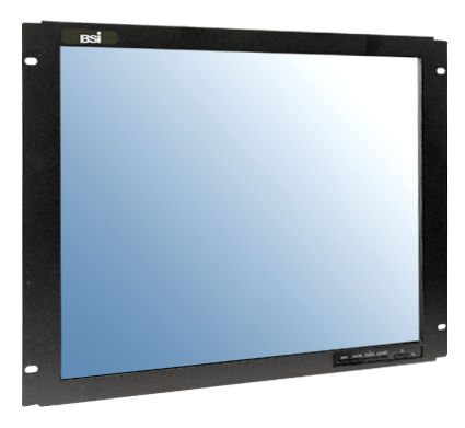 panel mount industrial LCD monitor 8U, 20.1" | PMM-4420H BSI Computer