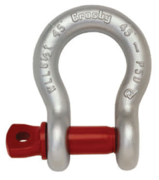 pin type bow shackle max. 55 t | G-209/S-209 series The Crosby Group