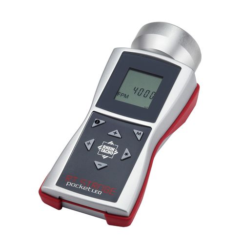 pocket digital stroboscope 4800 Lux, 6000 FPM, 20 cm | RT STROBE Rheintacho Messtechnik