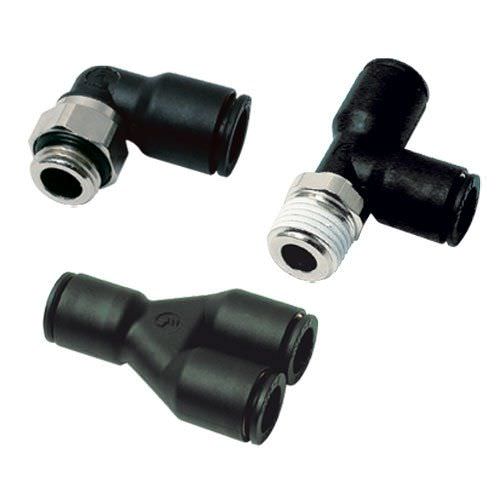 polymer push-in fitting for compressed air LF 3000 Parker Hannifin Manufacturing France SAS