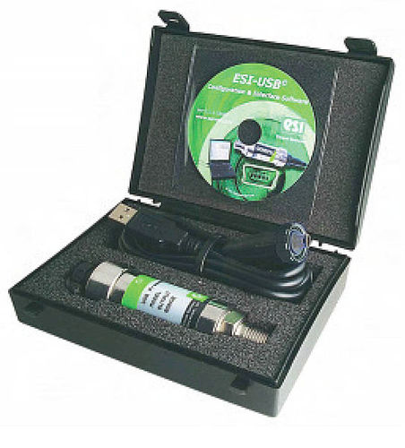 pressure sensor with digital output 0 - 500 mbar / 0 - 3000 bar, USB | GS4200-USB ESI Technology Ltd