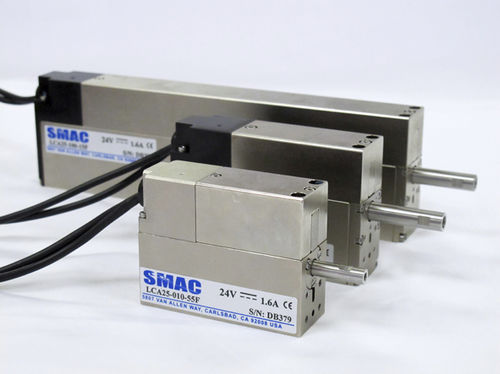programmable electric linear servo-actuator max. 500 N, max. 200 mm | LAL & LAS series SMAC Moving Coil Actuators