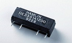 reed relay 300 VDC, 10 W, SIL | HE3300  HAMLIN