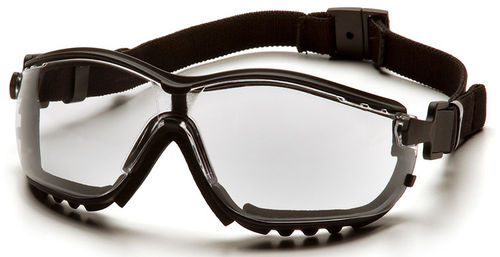 rugged wrap-around protective goggles V2G, ANSI Z87.1-2003, CE EN 166 Pyramex