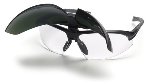 safety glasses with side shields for welders (anti-scratch coating) Onix Plus, CE EN170 & EN169 Zertifiziert, mit IR Filter Pyramex