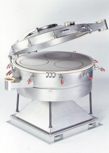 screening machine with movable support Allgaier