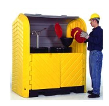 security storage: cabinet with retention container Hard Tops Breg International
