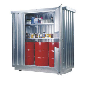 security storage container for hazardous products (galvanised steel) max. 1 000 kg/m2 CHEMO