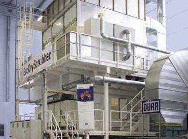 spray scrubber (dry srcubbing) D&uuml;rr Paint Systems