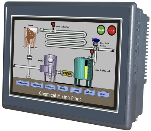 TFT color display touch screen operator terminal 7" Renu Electronics Pvt. Ltd.