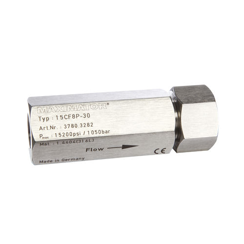 threaded pipe line filter Maximator GmbH