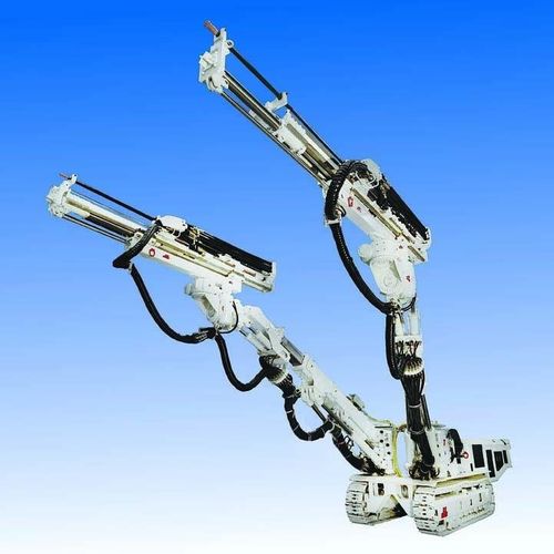 two boom jumbo drilling rig dh DT2 deilmann-haniel mining systems
