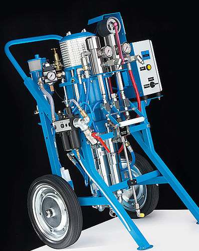two-component airless paint spraying unit WIWA DUOMIX LP WIWA