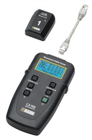 wire map cable LAN network tester CHAUVIN ARNOUX