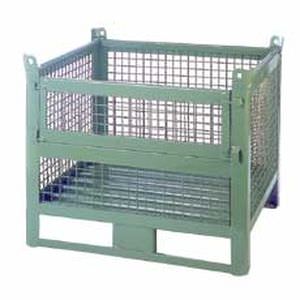 wire mesh container with lifting eyes and door SABE