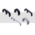 Aluminium handle - max. 5560 N (1250 lbs) | B4 series