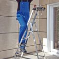 Aluminium step ladder - 2.40 - 3.75 m | Secury