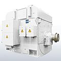 asynchronous alternator - 400 – 11 000 V, 500 – 1 800 rpm.