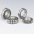 glass bead bearing / angular-contact / high-accuracy / heavy-duty - ID : 7 - 140 mm | 72 D design