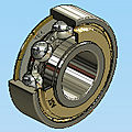 ball bearing / single-row / waterproof - ID : 0.3543