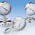 Bourdon tube pressure gauge - 30 psig, 150 °F