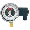 Bourdon tube pressure gauge / with alarm contact - max. 600 bar | PGS21.1x0