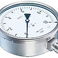 Bourdon tube pressure gauge / corrosion-resistant - 150 mm, -1 ... +1 600 bar | MIX7 / MIM7