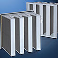 carbon filter / activated / V type - 1 640 - 3 400 m³/h | CV8