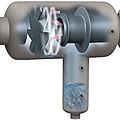 centrifugal type separator / liquid / for gases - 10 µ | 30L