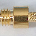 circular connector / panel-mount - max. 10 GHz, 50 Ω