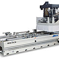 CNC machining center / 3-axi / vertical / for wood - feed